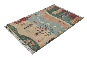 Afghan Khorjin Rug, 80 x 122 cm