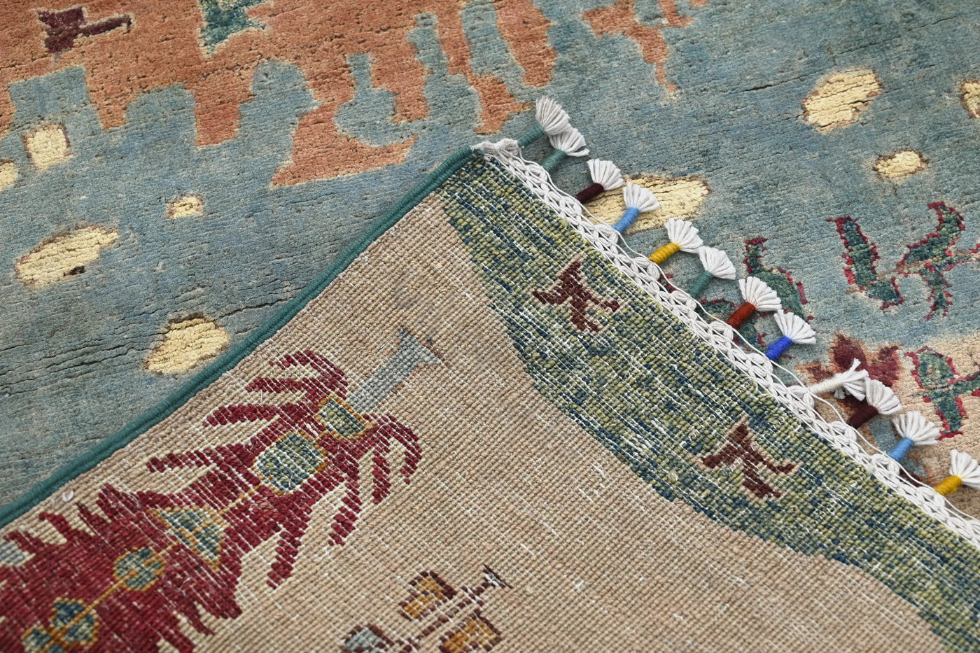 Khorjin Afghan Rug – Pomegranate Frame