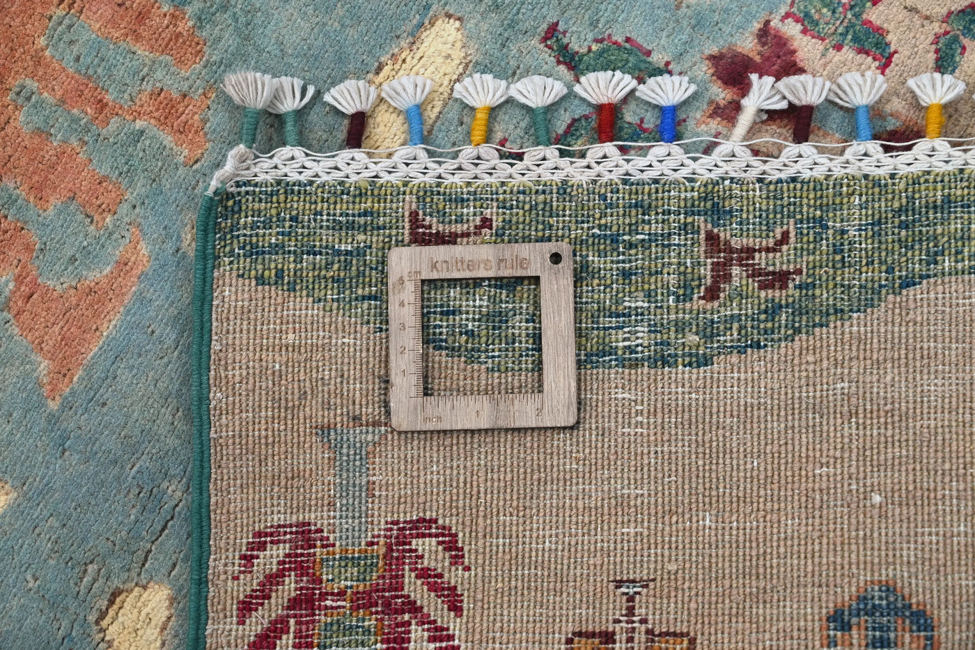 Khorjin Afghan Rug – Pomegranate Frame
