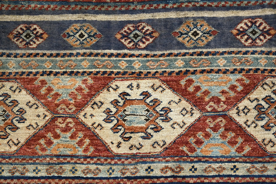 Khorjin Afghan Rug – Terracotta Tunnels