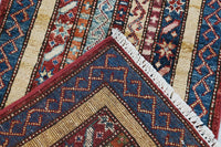 Khorjin Afghan Rug – Indigo Ribbons