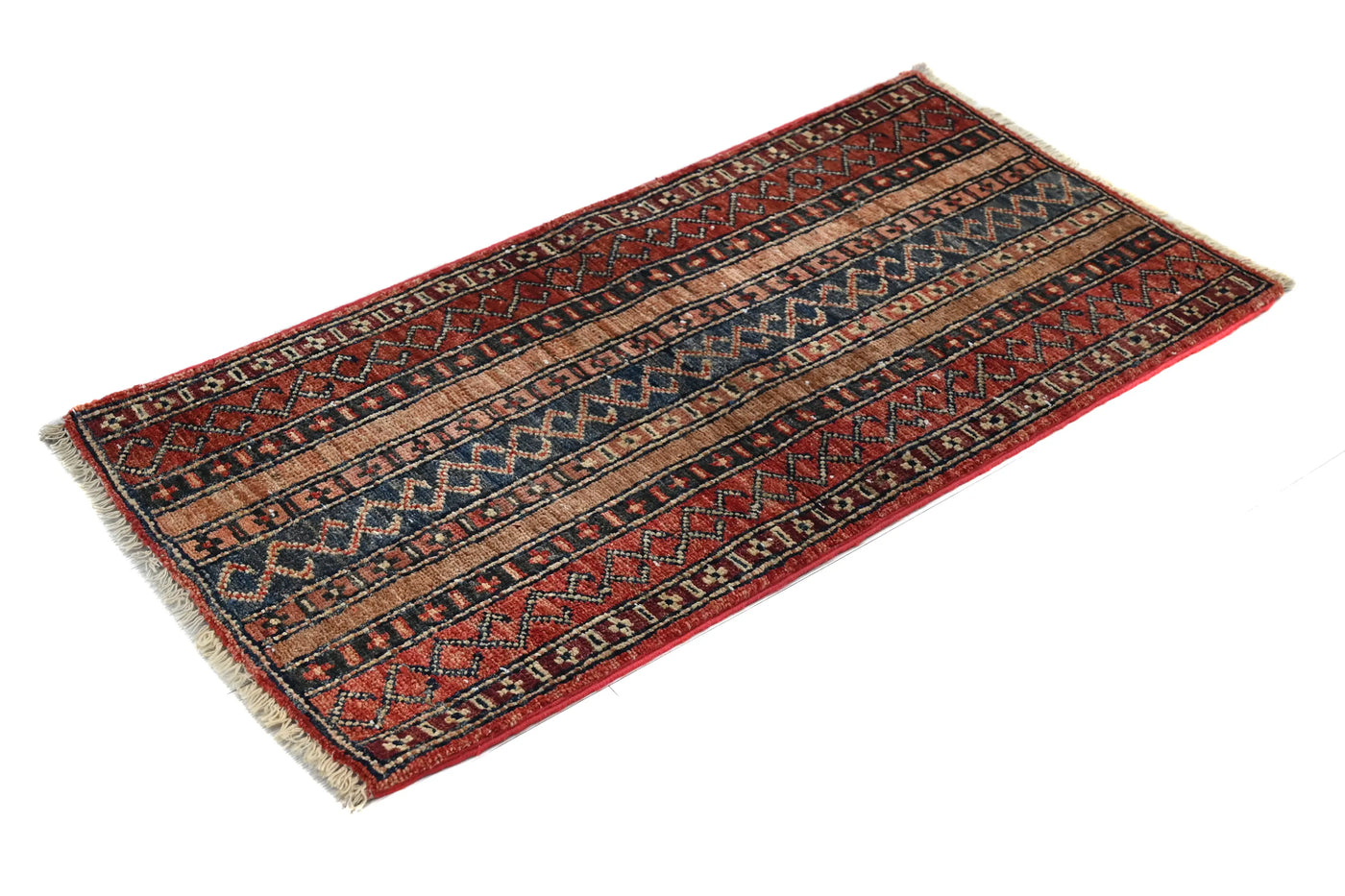 Khorjin Afghan Rug – Carmine Mosaic
