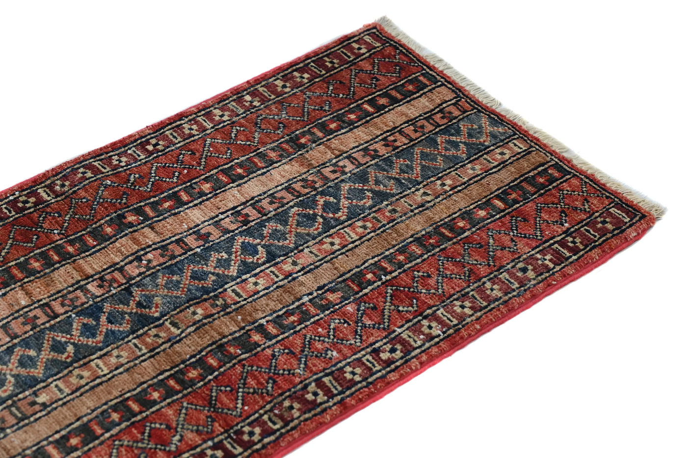 Khorjin Afghan Rug – Carmine Mosaic