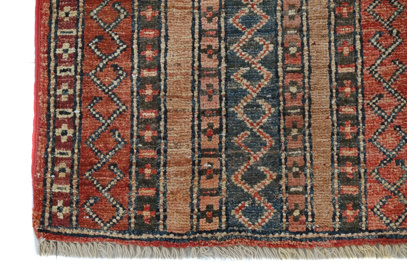 Khorjin Afghan Rug – Carmine Mosaic