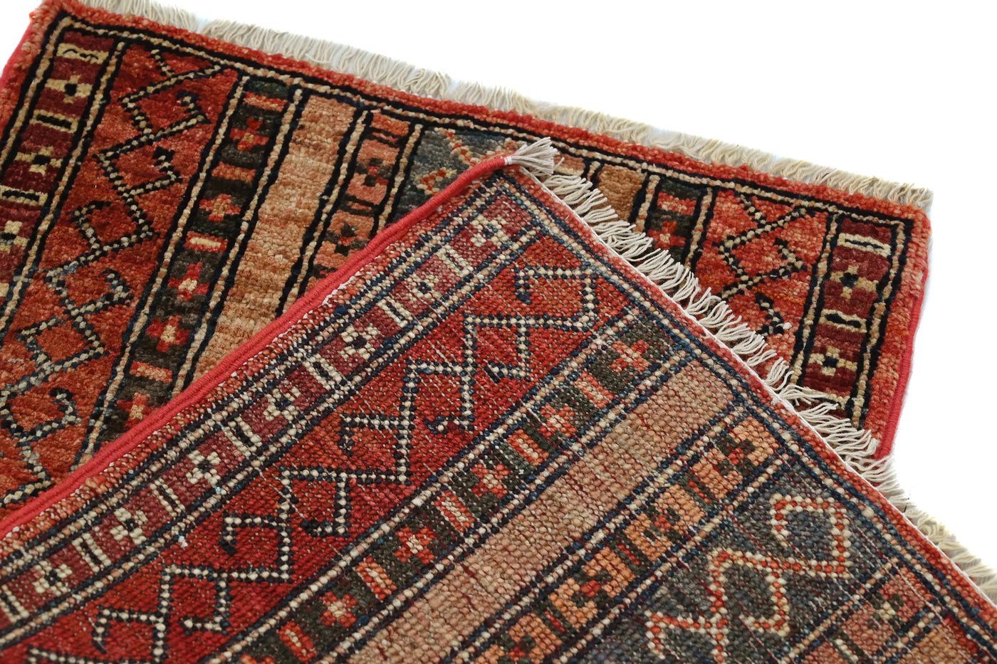 Khorjin Afghan Rug – Carmine Mosaic