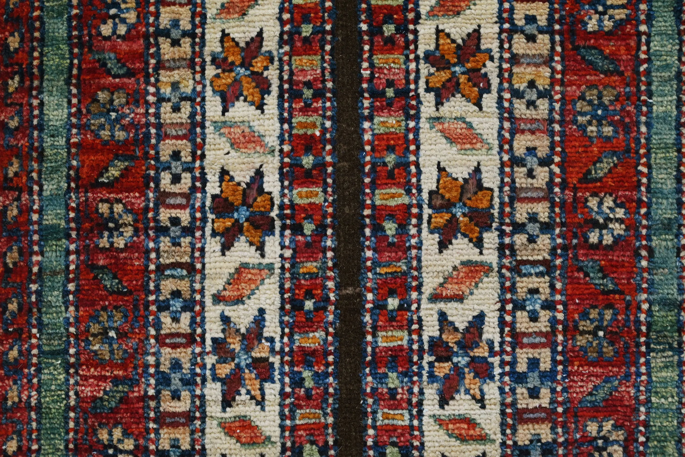 Khorjin Afghan Rug – Eclipse Patchwork