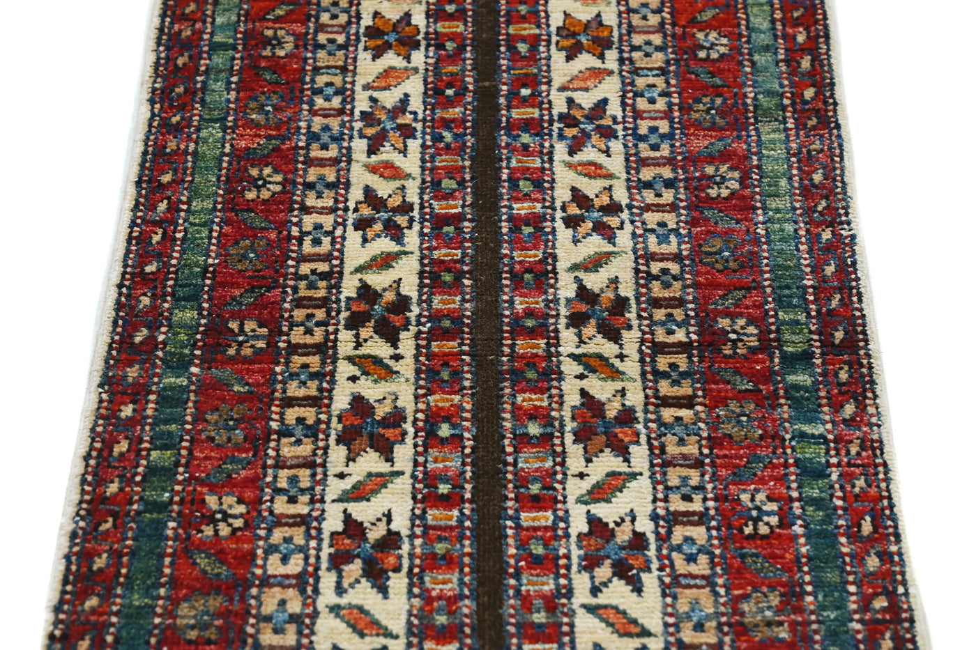 Khorjin Afghan Rug – Eclipse Patchwork