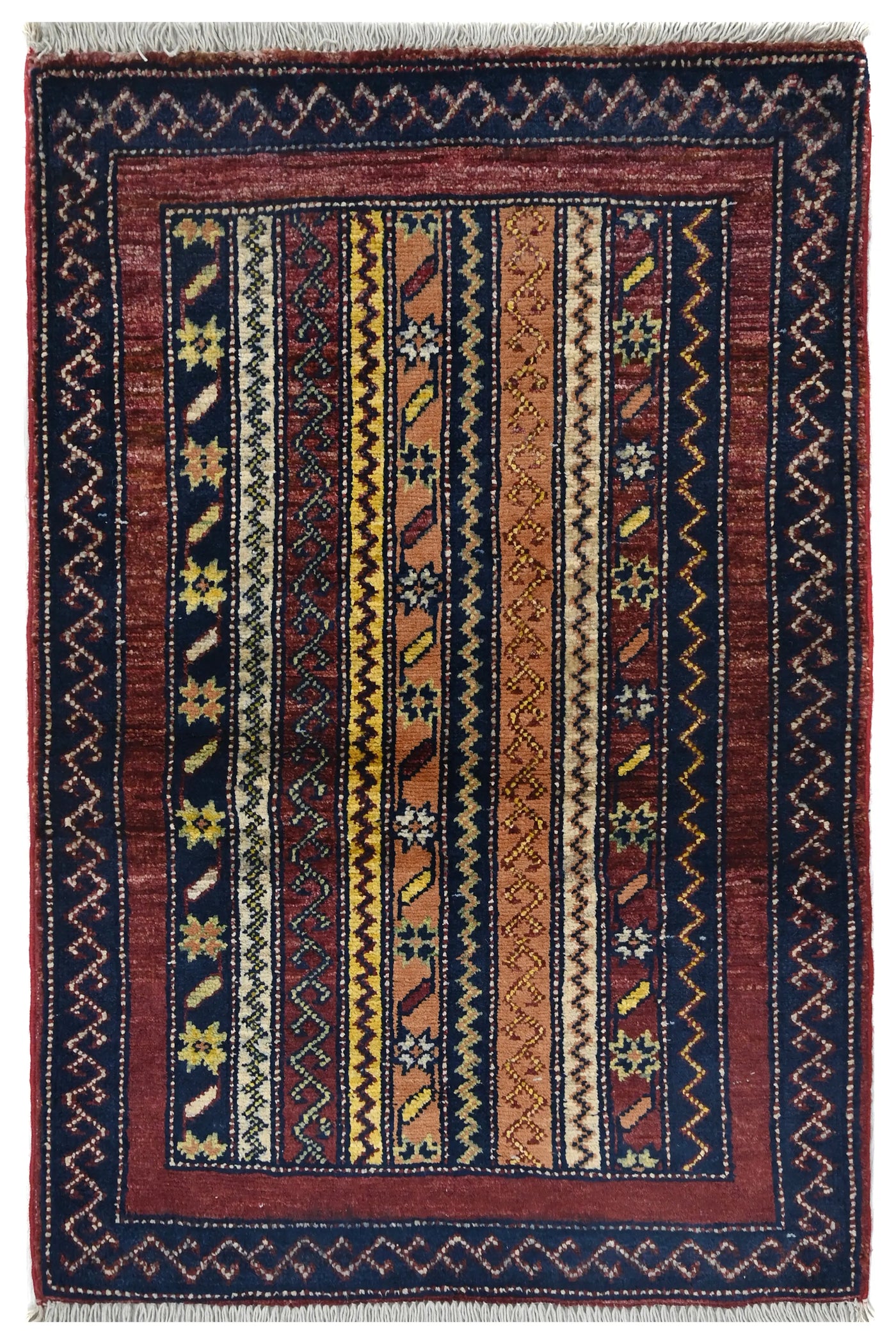 Khorjin Afghan Rug – Cardinal Story