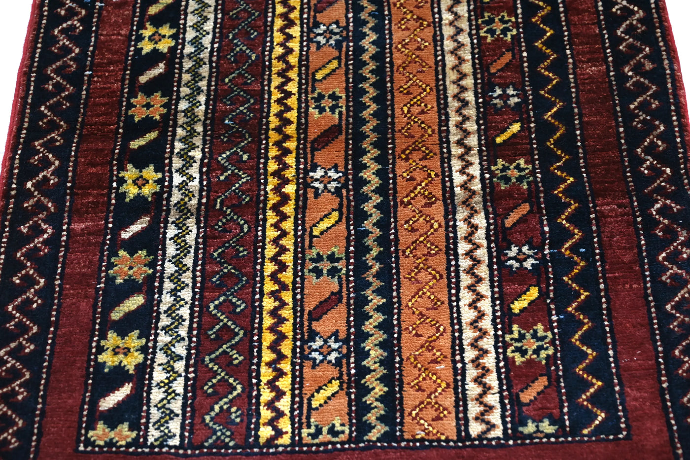 Khorjin Afghan Rug – Cardinal Story