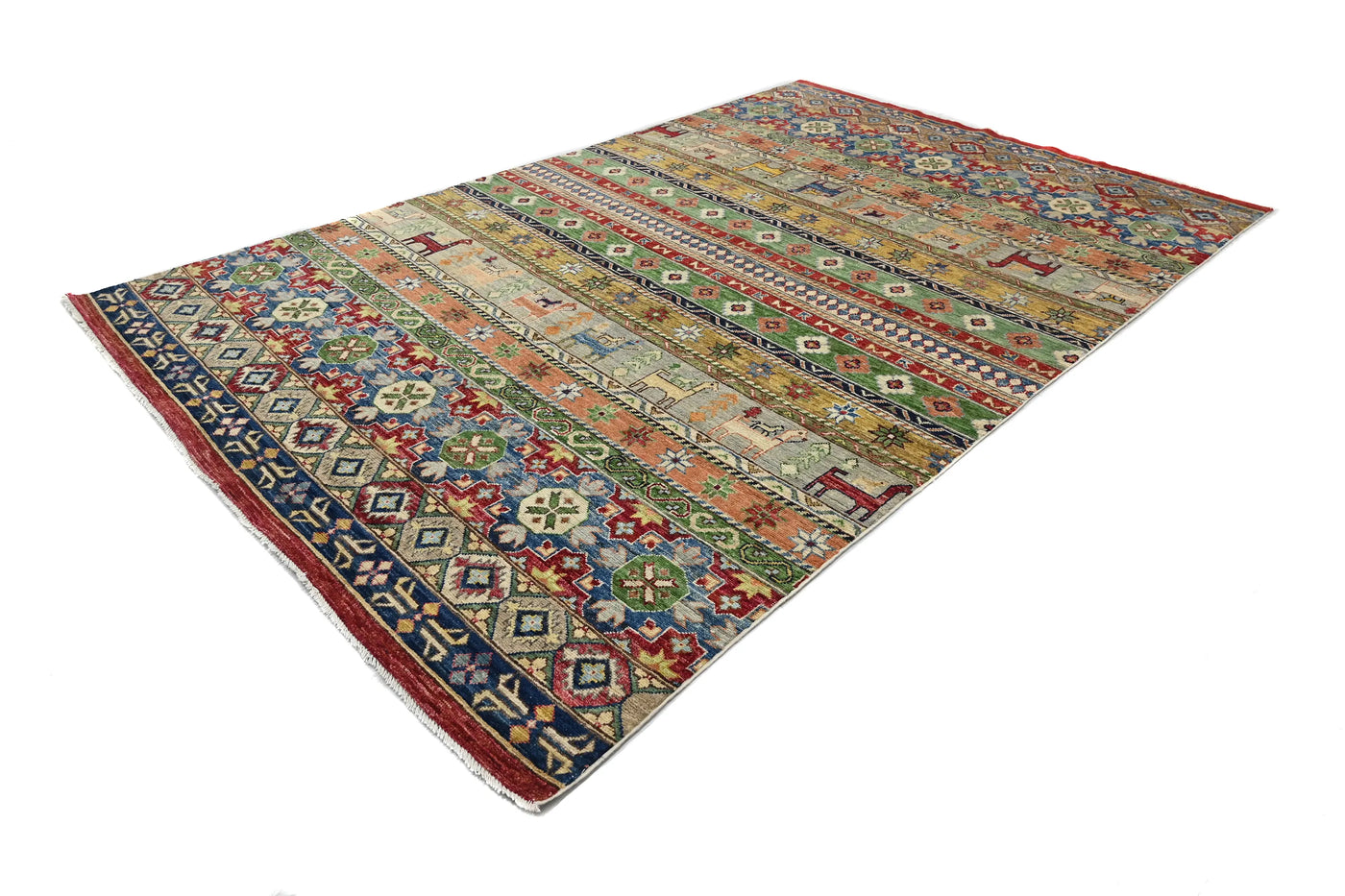 Khorjin Afghan Rug – Marine Mosaic