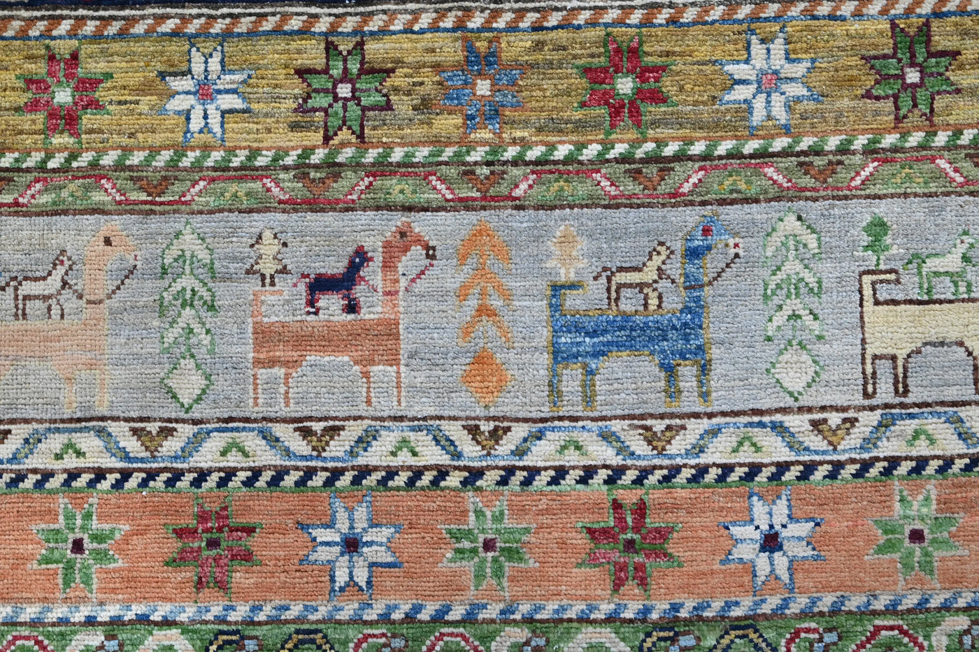 Khorjin Afghan Rug – Marine Mosaic