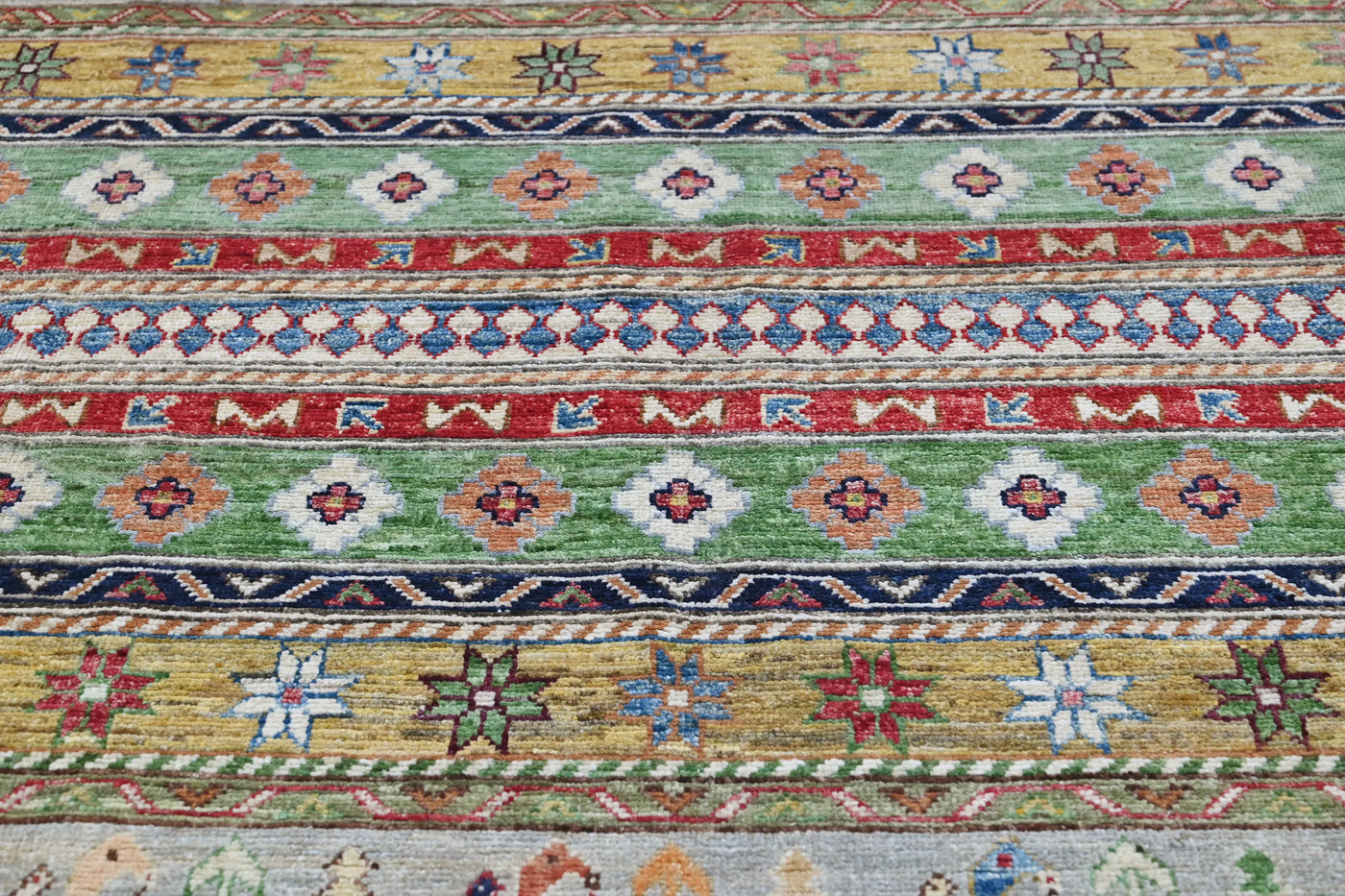 Khorjin Afghan Rug – Marine Mosaic