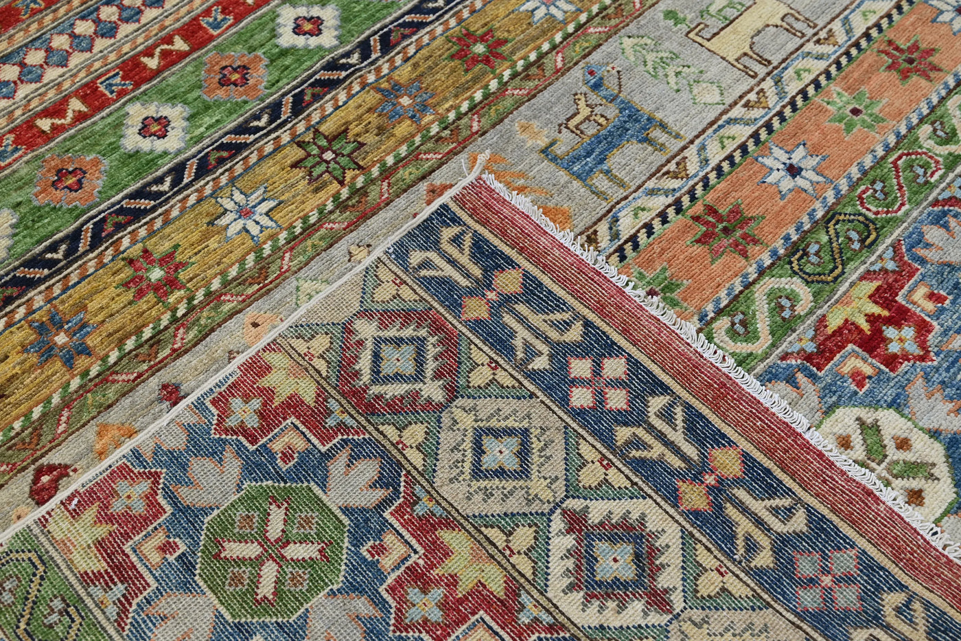 Khorjin Afghan Rug – Marine Mosaic