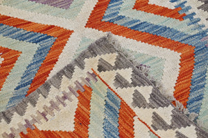 Hand-woven Afghan Kilim Rug, 76 x 180 cm