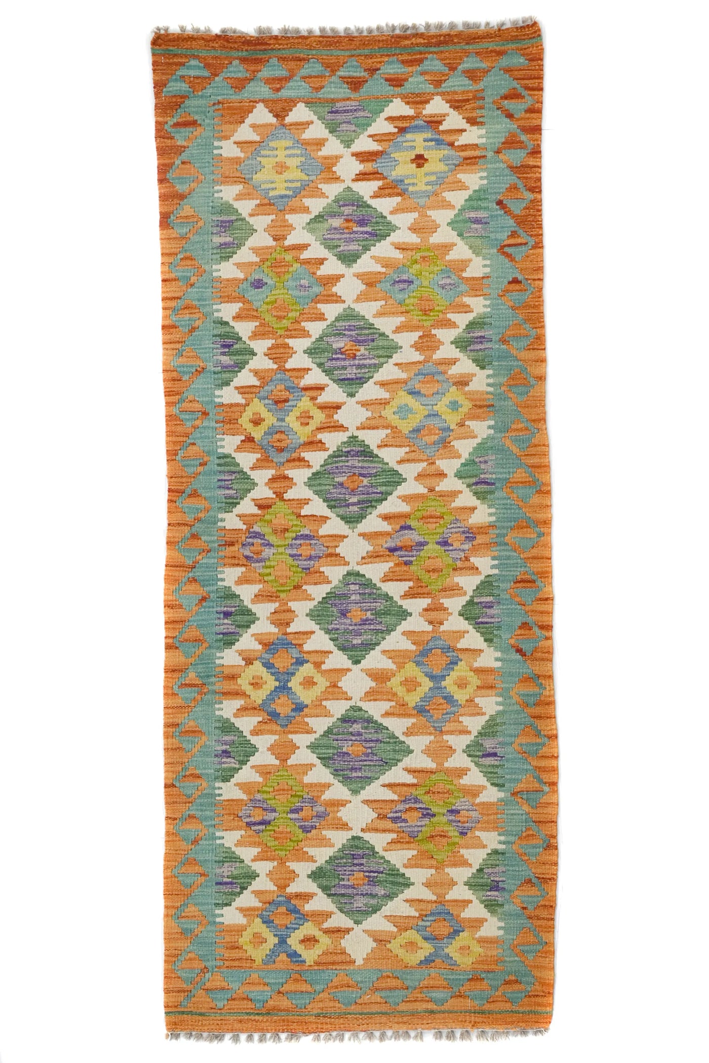 Kilim Afghan Rug – Sienna Crest