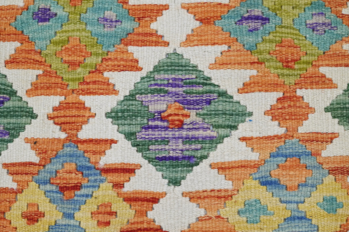 Kilim Afghan Rug – Sienna Crest
