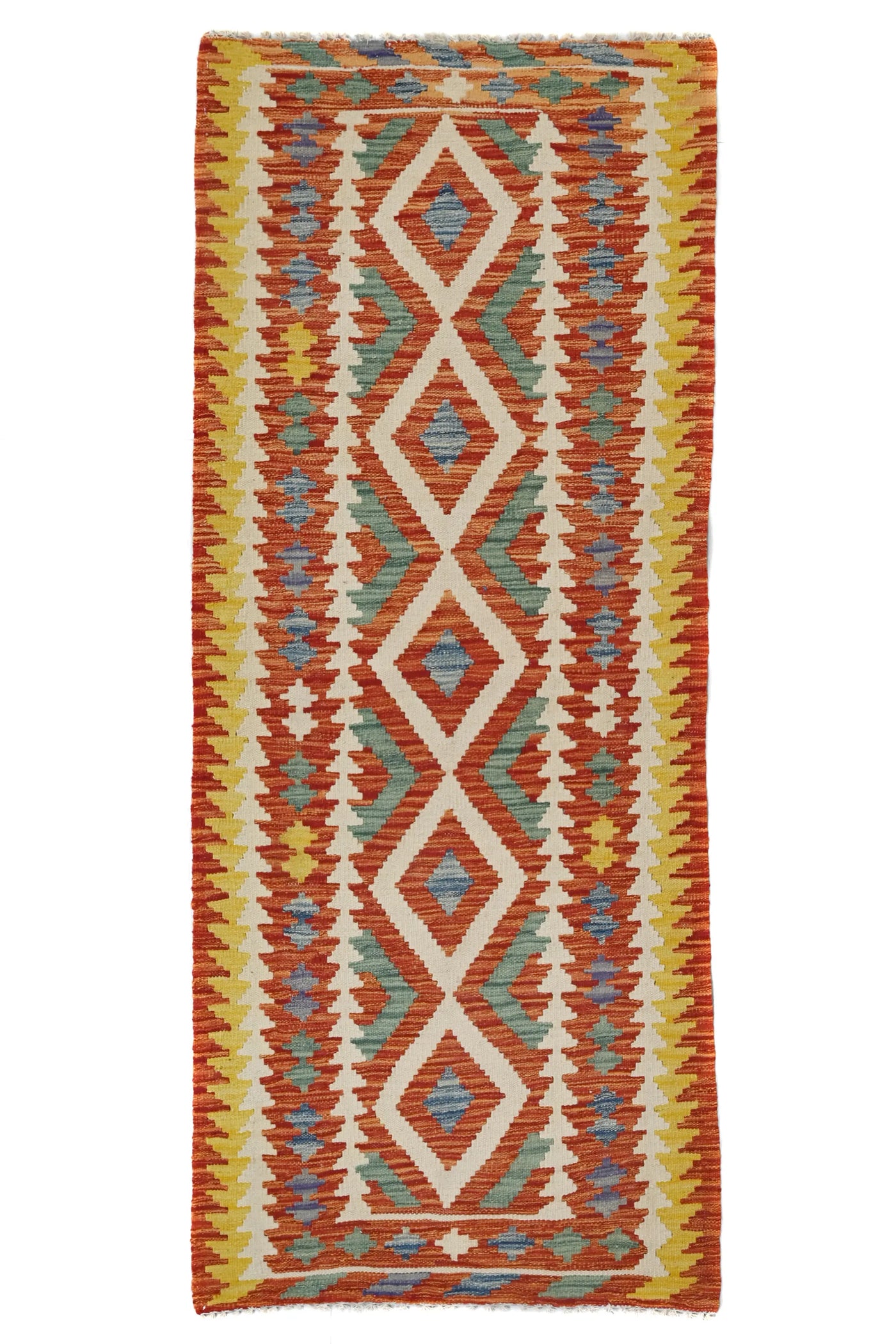 Kilim Afghan Rug – Copper Mosaic