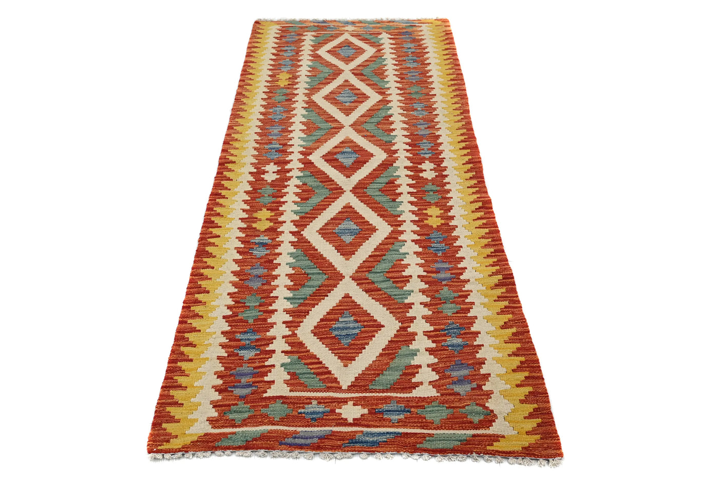 Kilim Afghan Rug – Copper Mosaic