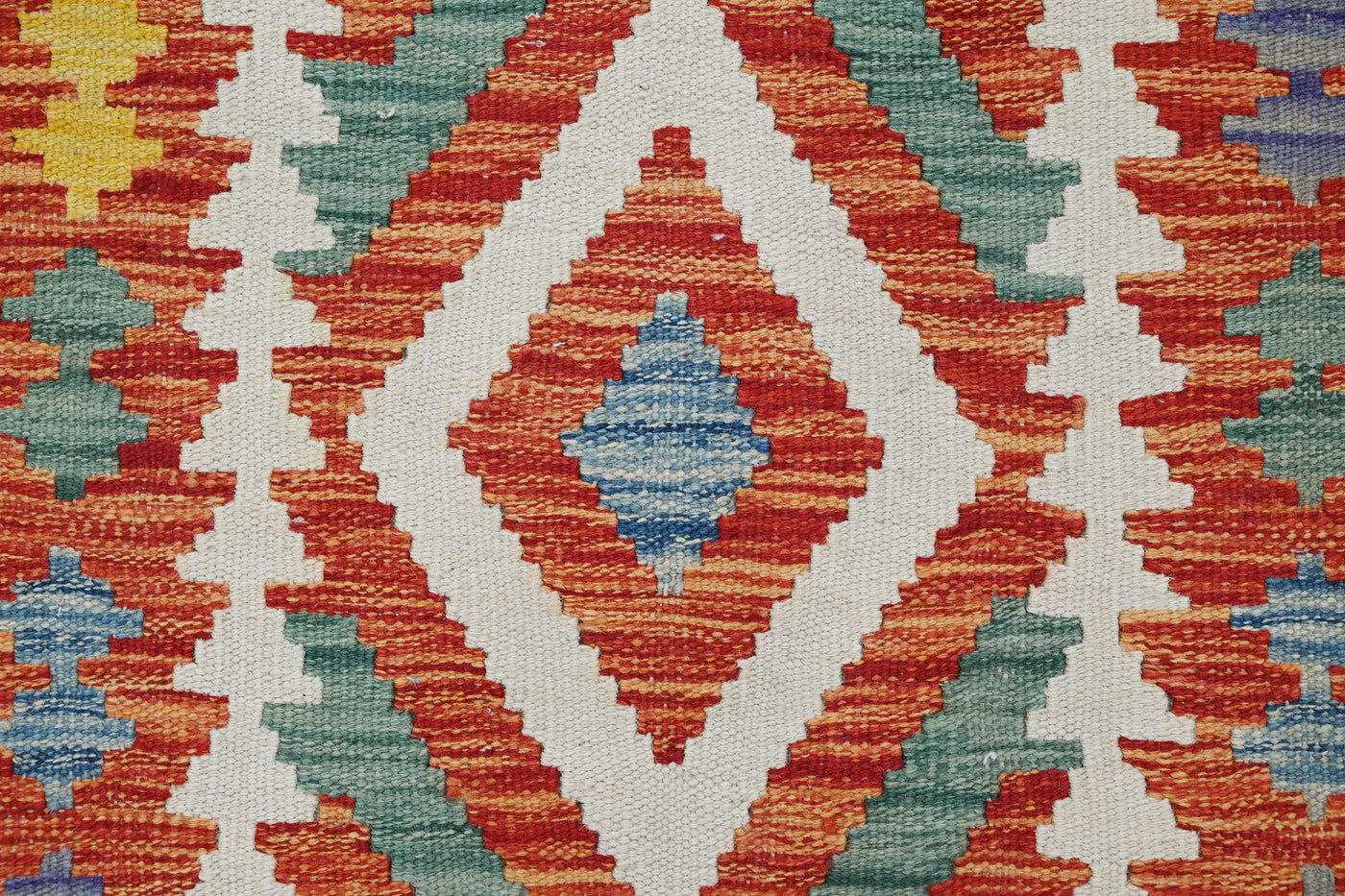 Kilim Afghan Rug – Copper Mosaic