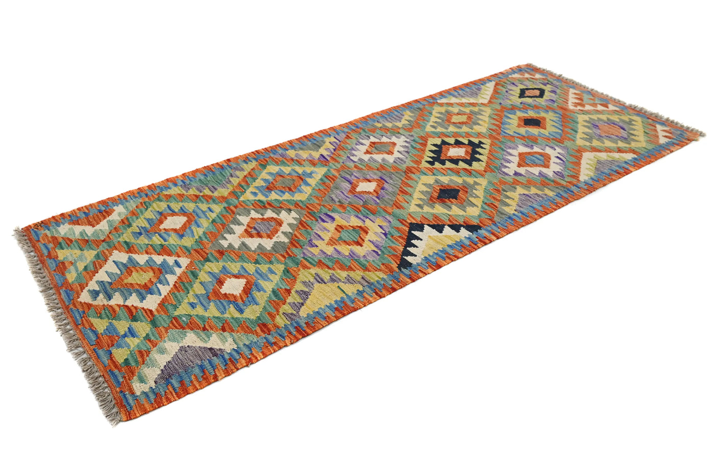 Kilim Afghan Rug – Sunfire Compass