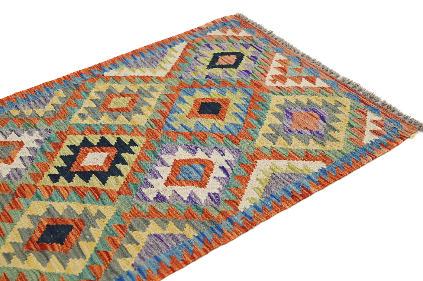 Kilim Afghan Rug – Sunfire Compass