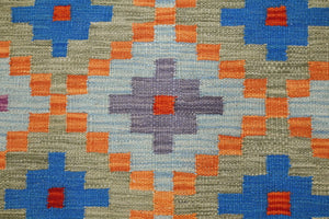 Hand-woven Afghan Kilim Rug, 96 x 145 cm