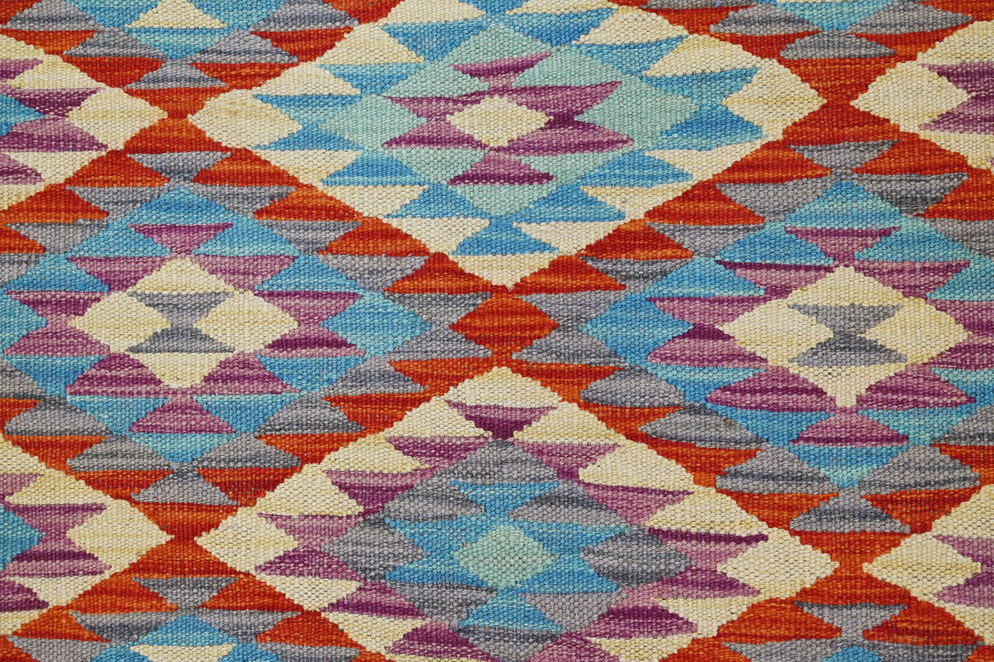 Hand-woven Afghan Kilim Rug, 96 x 152 cm