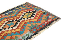 Hand-woven Afghan Kilim Rug, 96 x 148 cm