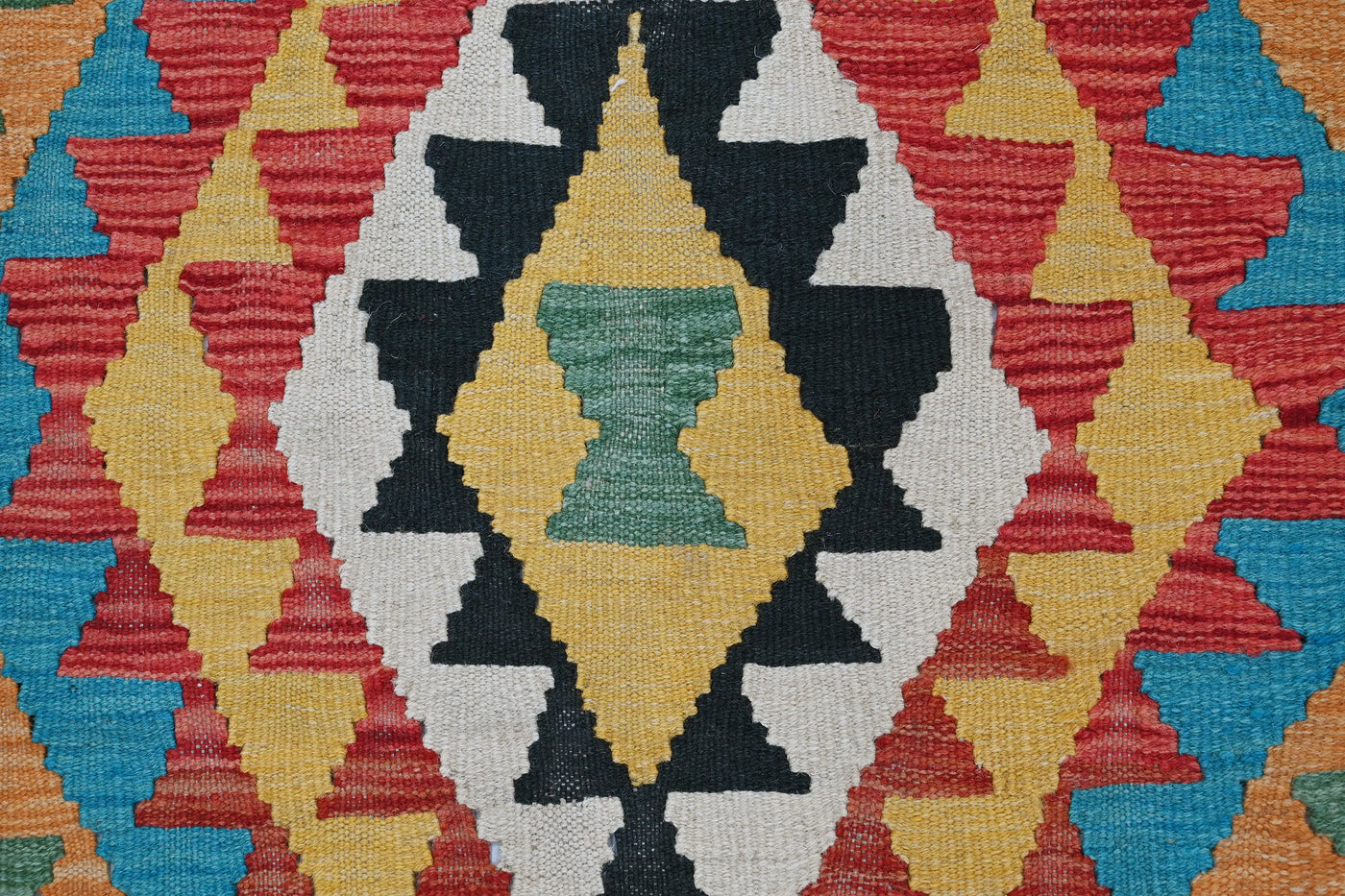 Hand-woven Afghan Kilim Rug, 96 x 148 cm