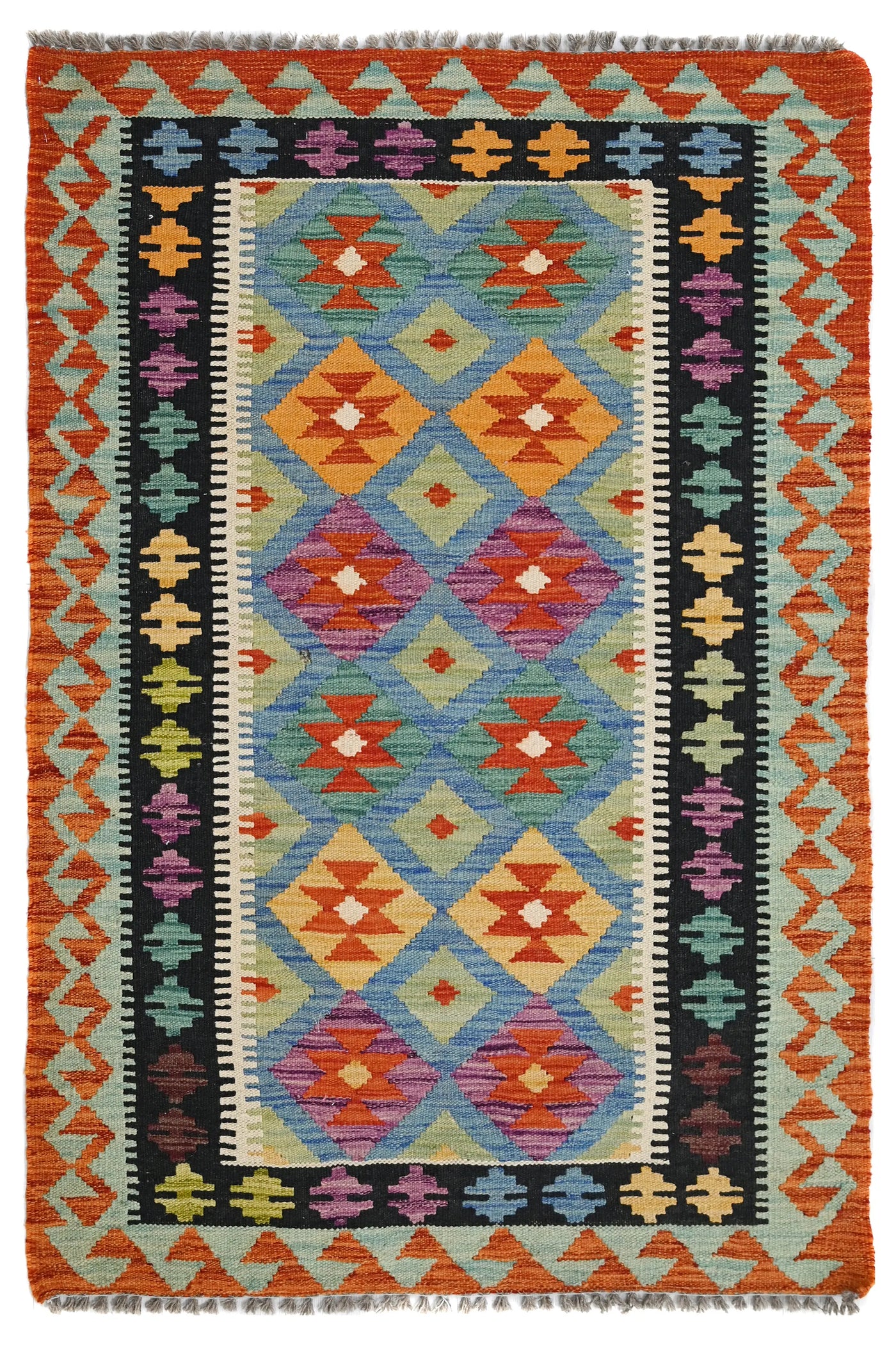 Kilim Afghan Rug – Pearl Keystone