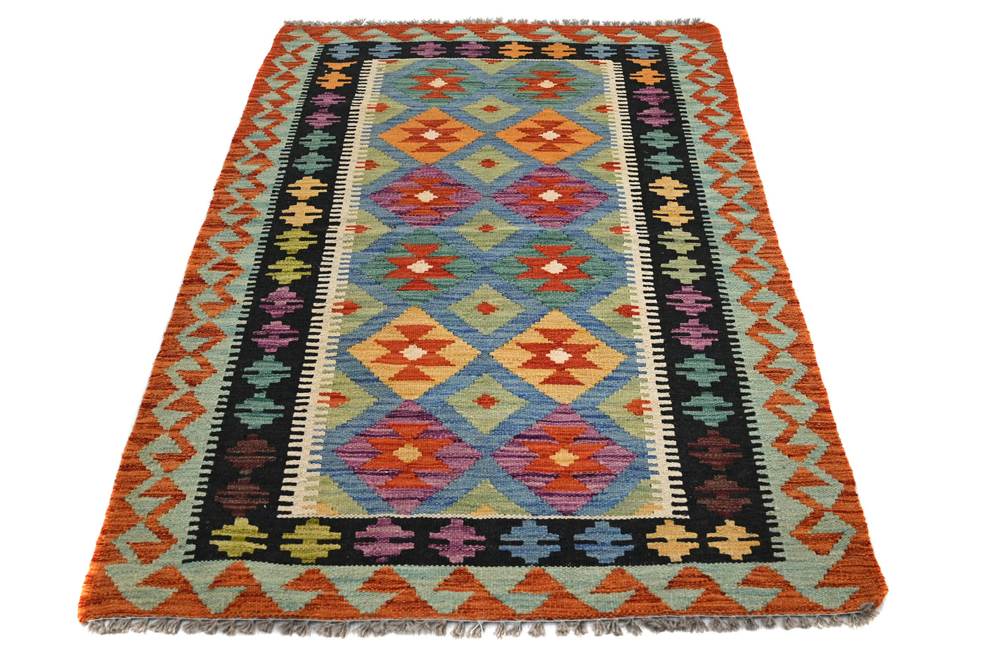 Kilim Afghan Rug – Pearl Keystone