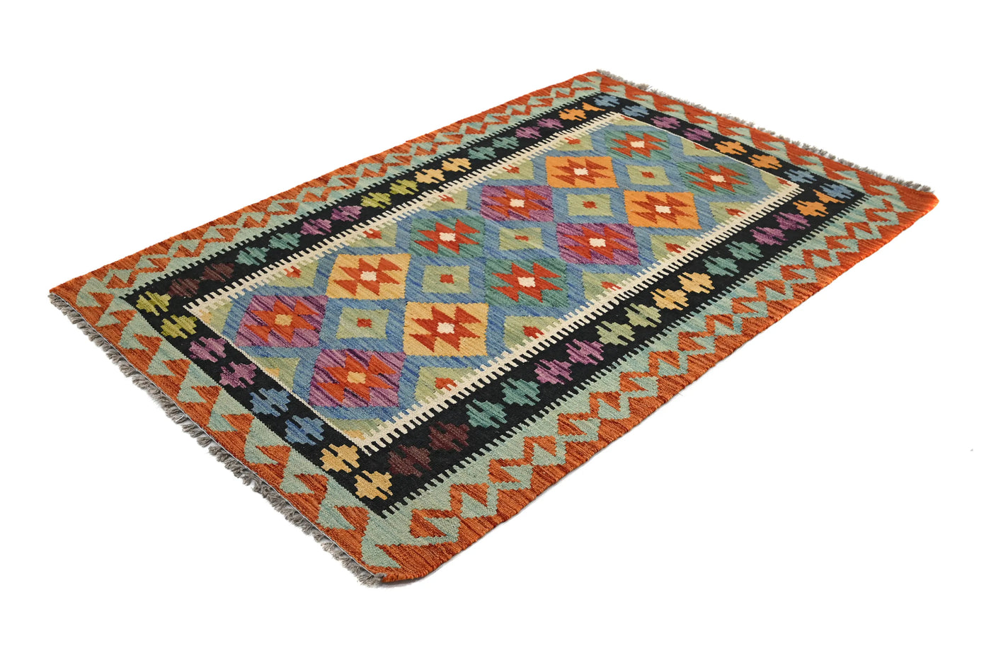 Kilim Afghan Rug – Pearl Keystone