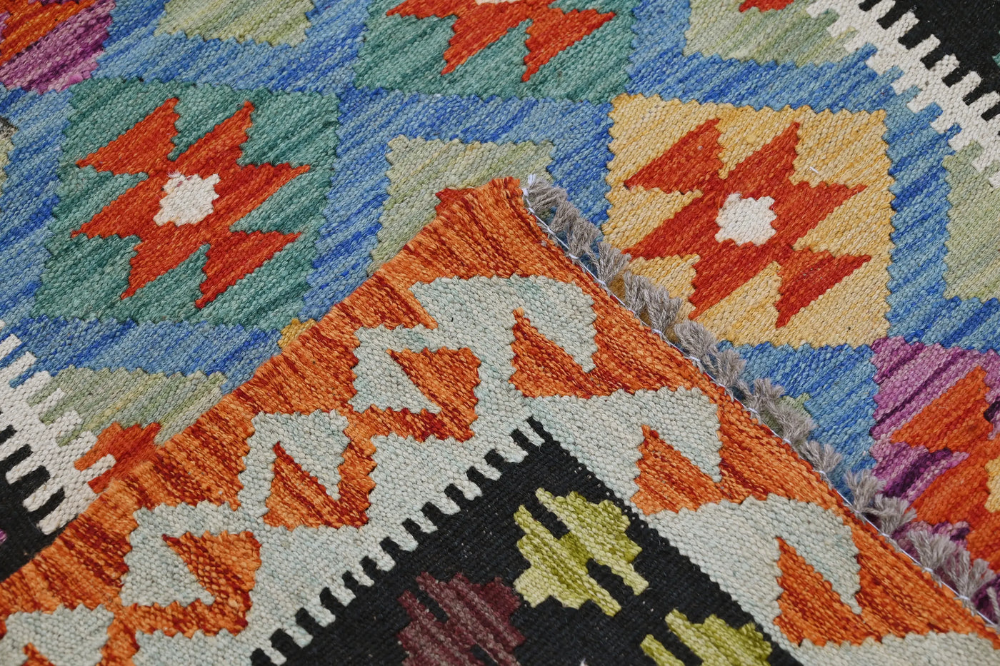 Kilim Afghan Rug – Pearl Keystone
