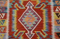 Hand-woven Afghan Kilim Rug, 102 x 150 cm