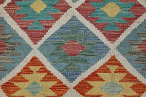Hand-woven Afghan Kilim Rug, 80 x 120 cm