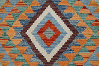 Hand-woven Afghan Kilim Rug, 78 x 122 cm
