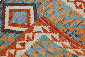 Hand-woven Afghan Kilim Rug, 78 x 122 cm