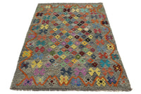 Hand-woven Afghan Kilim Rug, 100 x 150 cm