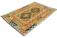 Hand-woven Afghan Kilim Rug, 97 x 150 cm