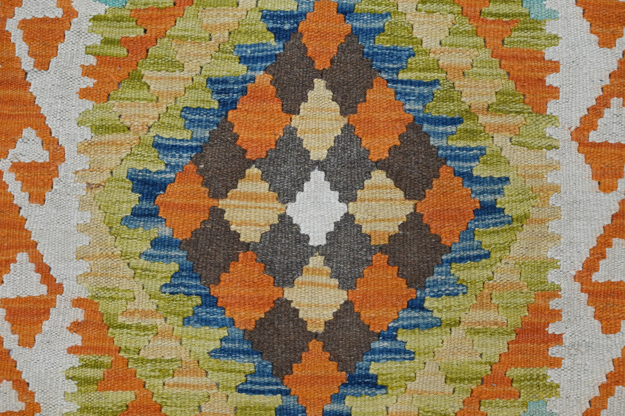 Hand-woven Afghan Kilim Rug, 97 x 150 cm