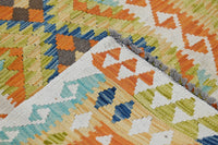Hand-woven Afghan Kilim Rug, 97 x 150 cm