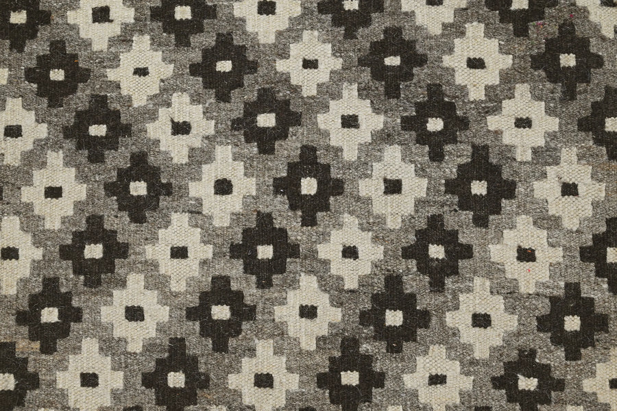 Hand-woven Afghan Kilim Rug, 104 x 154 cm