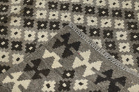 Hand-woven Afghan Kilim Rug, 104 x 154 cm