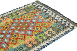 Hand-woven Afghan Kilim Rug, 85 x 130 cm