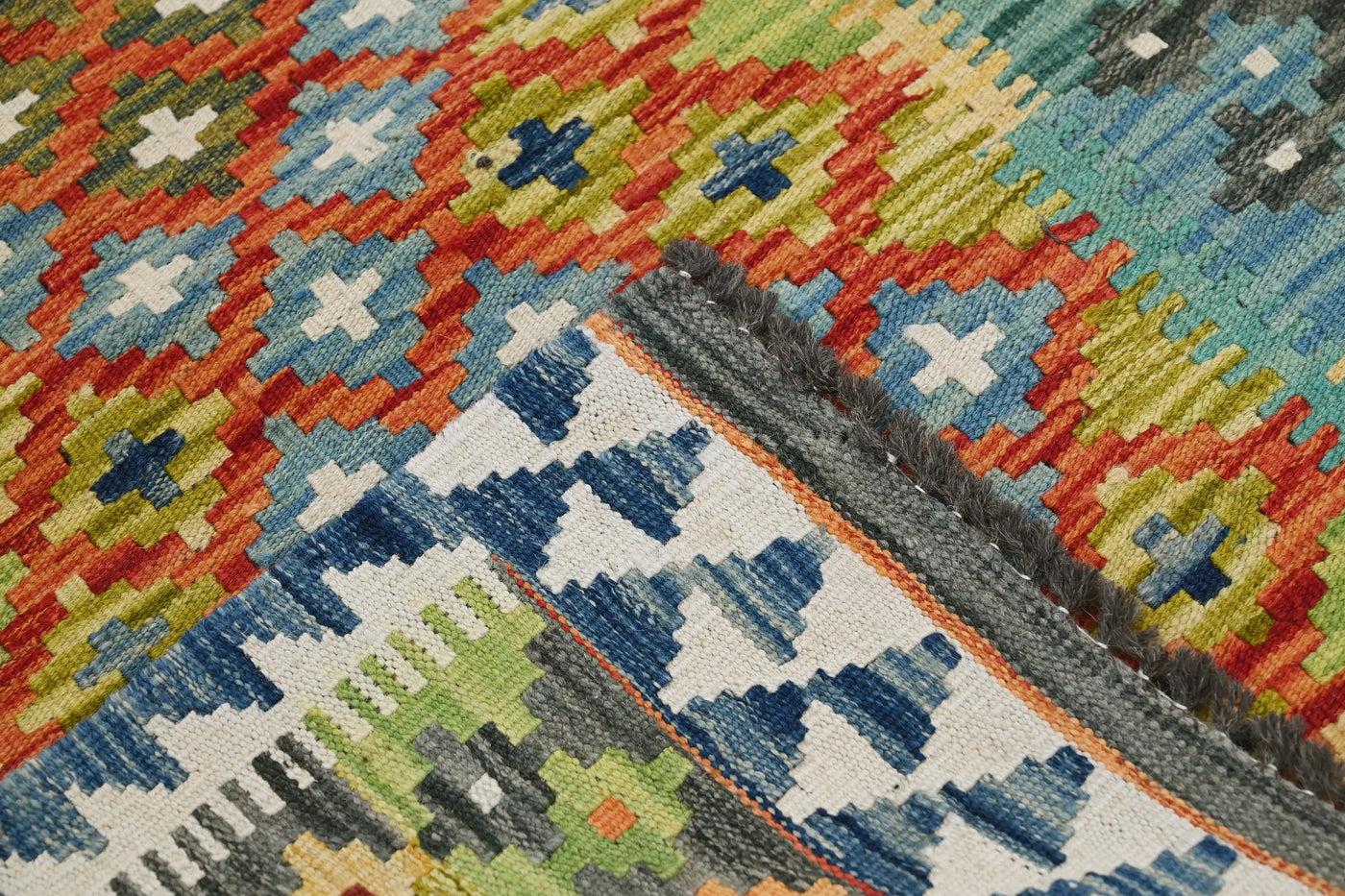 Kilim Afghan Rug – Lagoon Keystone