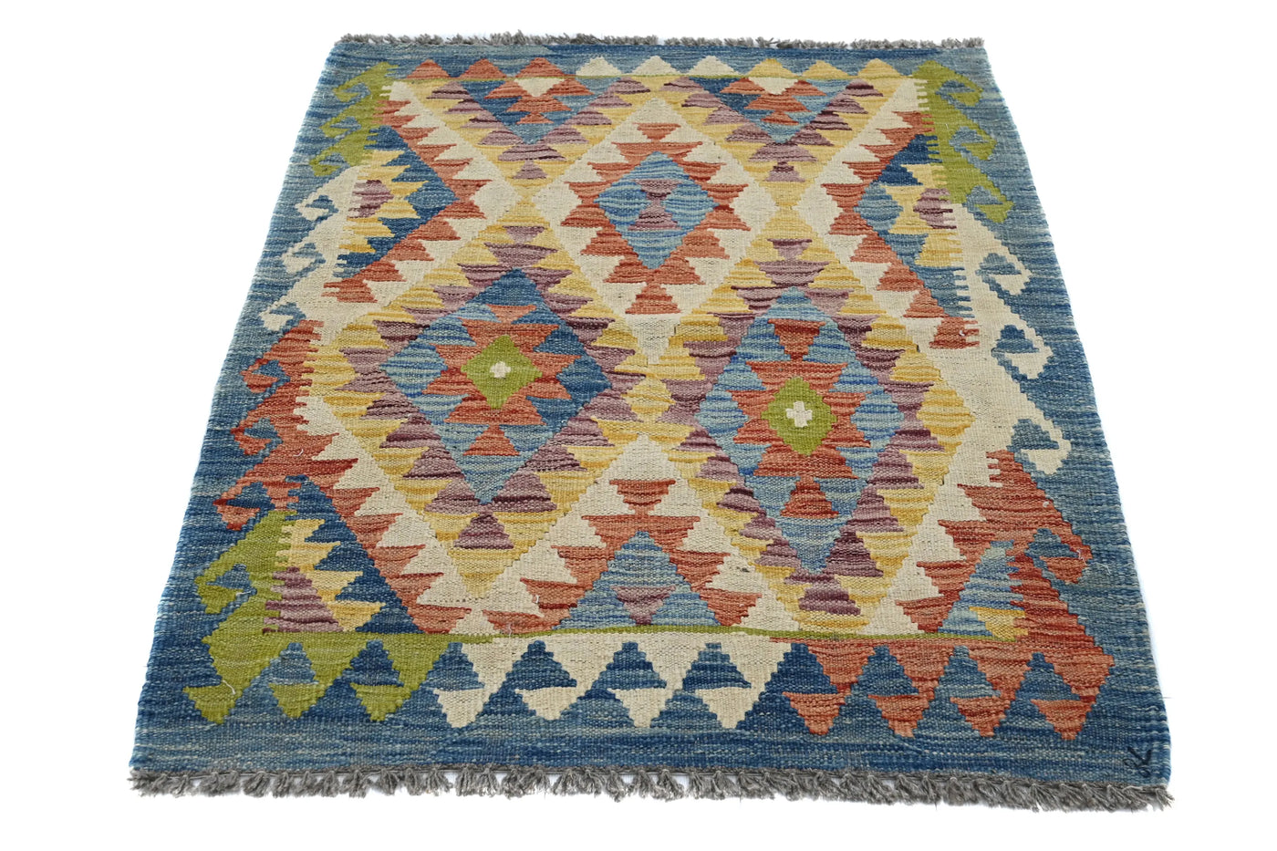Kilim Afghan Rug – Canyon Medallion