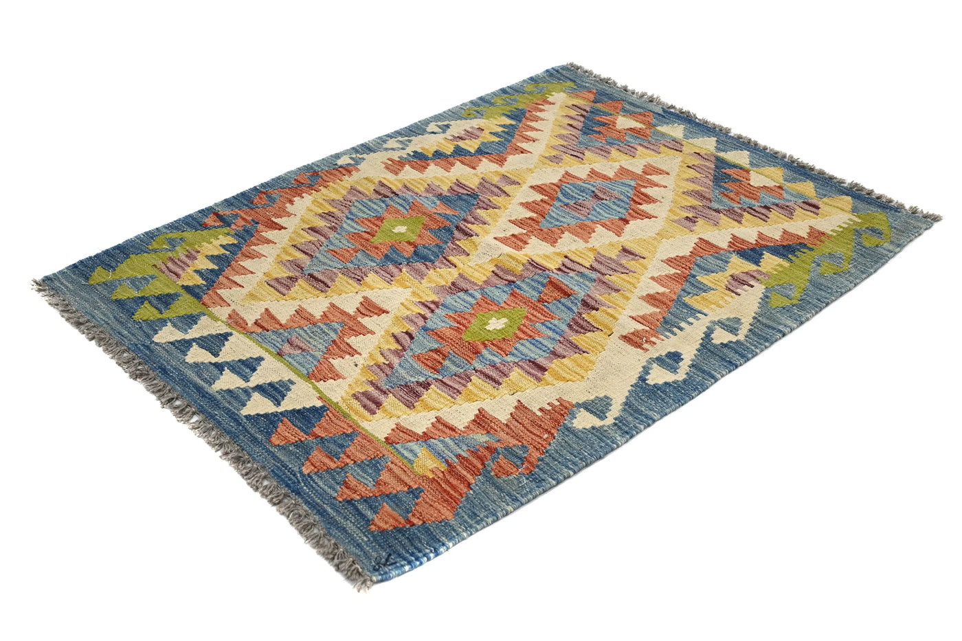 Kilim Afghan Rug – Canyon Medallion