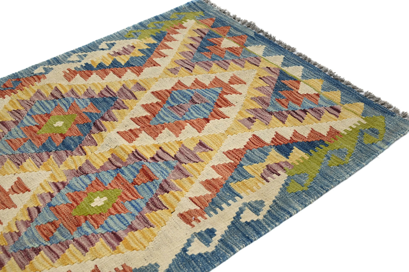 Kilim Afghan Rug – Canyon Medallion