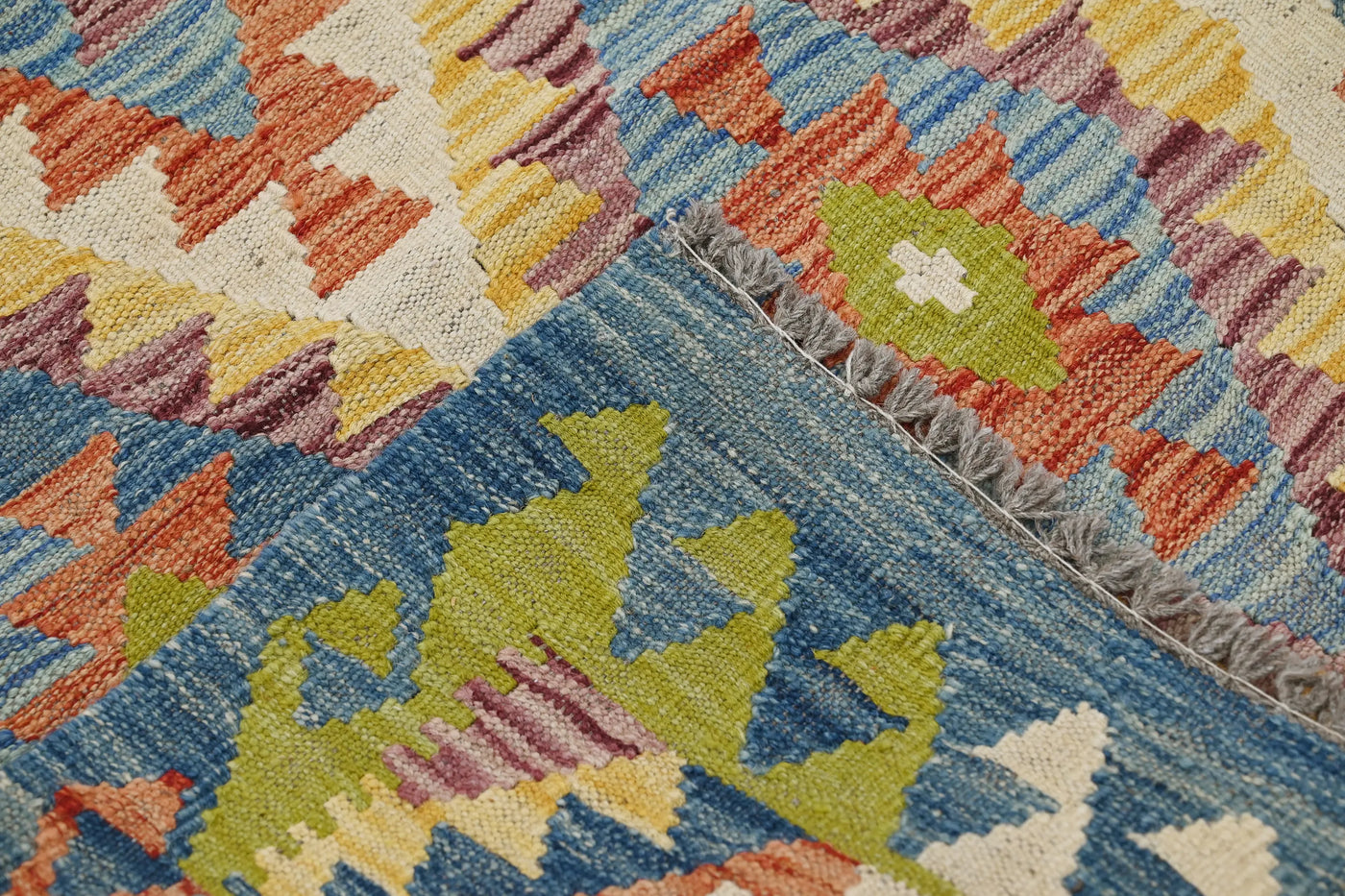 Kilim Afghan Rug – Canyon Medallion