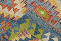Hand-woven Afghan Kilim Rug, 87 x 115 cm